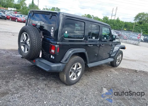 2020 Jeep Wrangler Unlimited Sahara 4X4 from USA, damaged, VIN 1C4HJXEN0LW157266